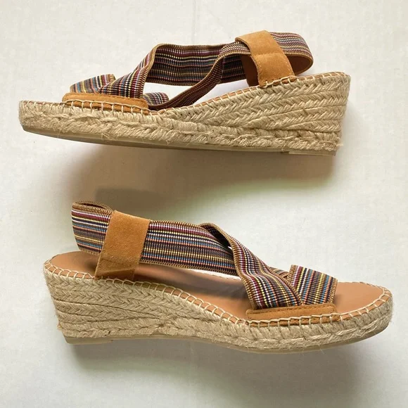 Toni Pons Tina Espadrille Wedge Sandal In Tan Suede - Picture 10 of 13